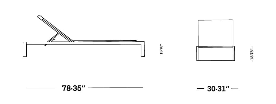 Cento Chaise Lounge